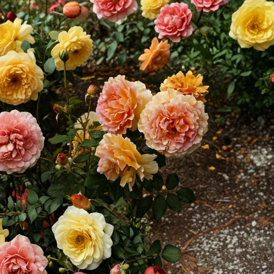 Caribbean Breeze Floribunda Rose – Rosa 'Caribbean Breeze' Fresh Unrooted Cuttings | 3 Pieces 5–8 Inches Long | Fragrant Flowering Rose | Ready to Root