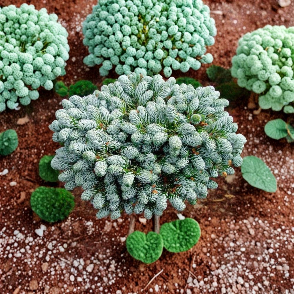 Abies koreana ‘Ice Breaker’ Live Dwarf Korean Fir | Silver Blue Evergreen Conifer | Rare Compact Landscape Plant | #1 Container Grown
