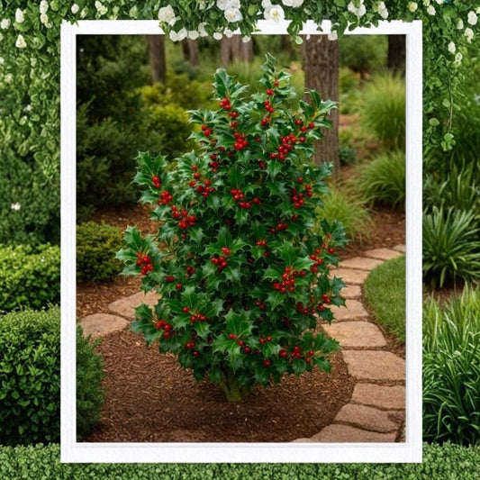 Holly – Ilex Live Cuttings | 5 Fresh Cuttings | Evergreen Shrub Starter | Hedge & Landscape Plant | Easy to Propagate