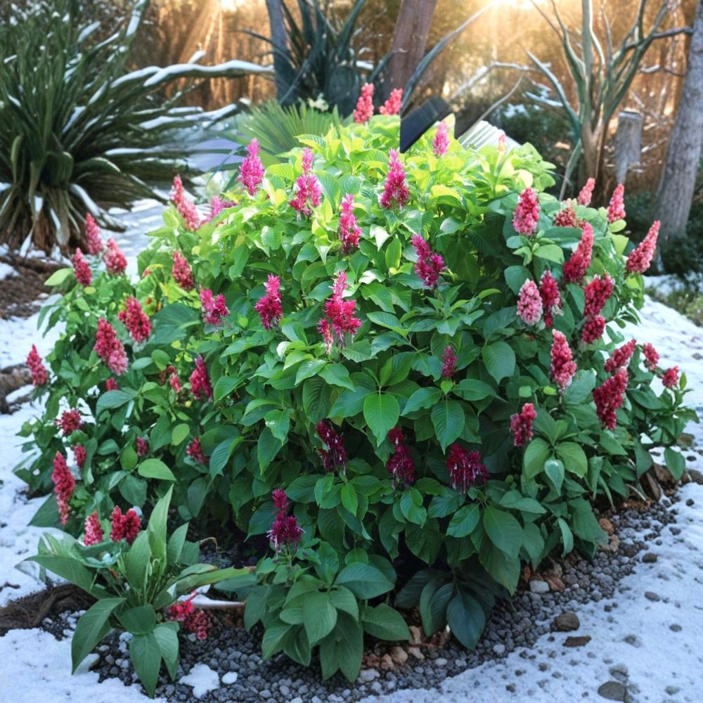 Brazilian Red Cloak Cuttings | 7 Live Stem Cuttings | Easy to Root | Tropical Flowering Shrub | Propagation Ready