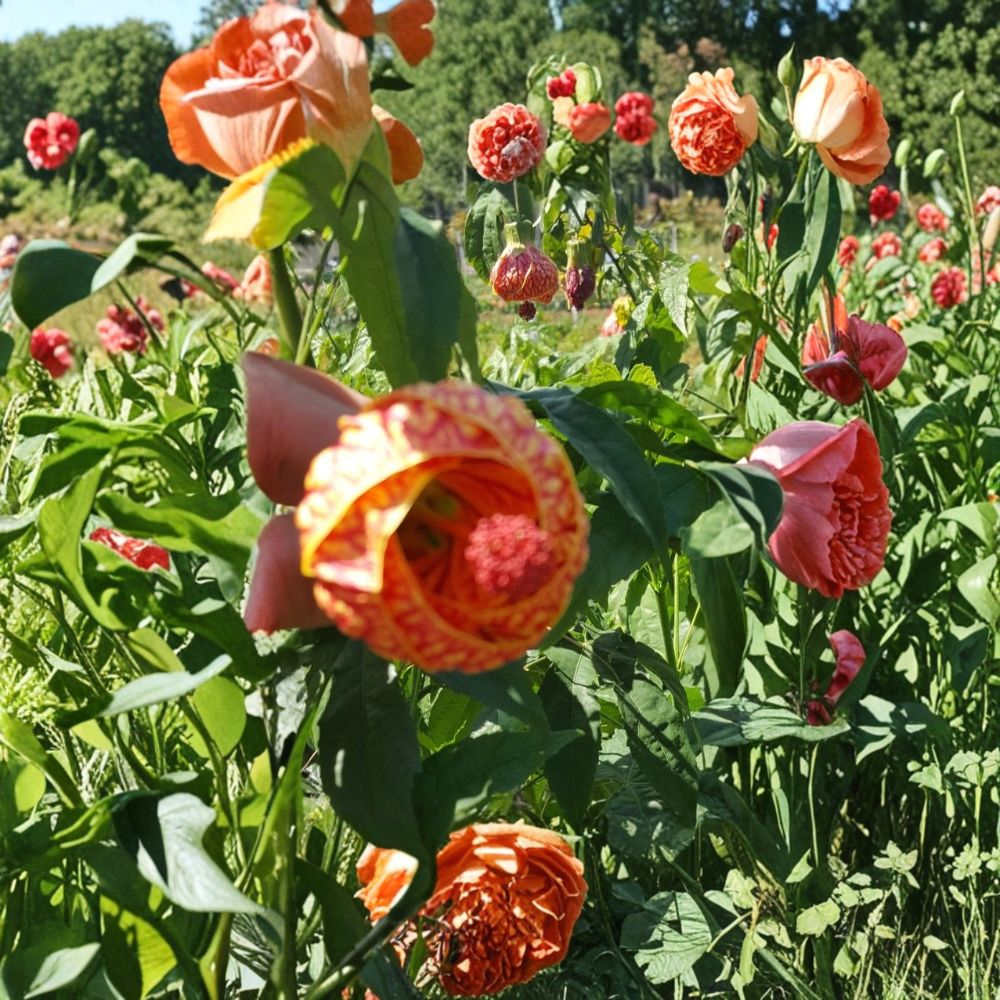 Abutilon Chinese Lantern Plant – Live Flowering Plant | 7–12 Inches Tall | Includes 4" Nursery Pot | Flowering Maple | Indoor & Patio Friendly
