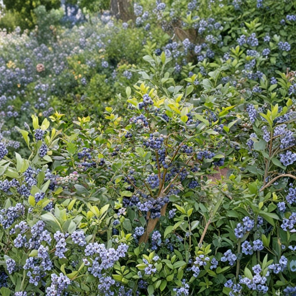 Patriot Highbush Blueberry – Vaccinium corymbosum 'Patriot' Live Well-Rooted Plant | Sweet Berry Shrub | Hardy Fruit Bush | Easy to Grow