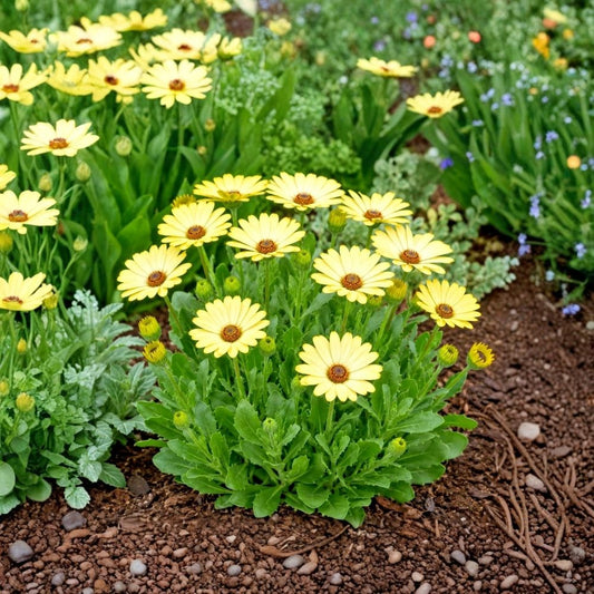3 Banana Cream Daisy Live Plants – Perennial Flower | Soft Creamy Yellow Blooms | Bare Root Starters | Pollinator Friendly | Full Sun | Zones 5–9