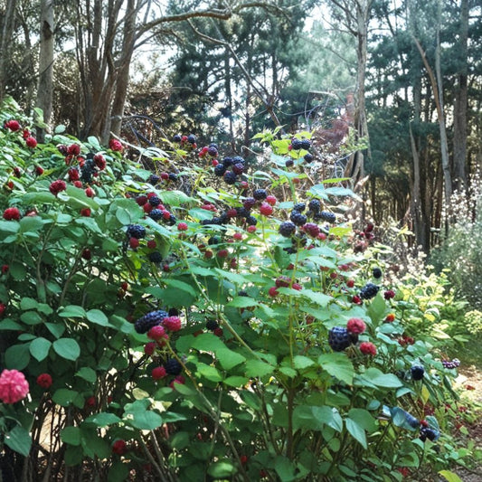 Ohio Treasure Black Raspberry – Live Rooted Raspberry Plant | Everbearing Sweet Black Raspberry | Zones 3–8