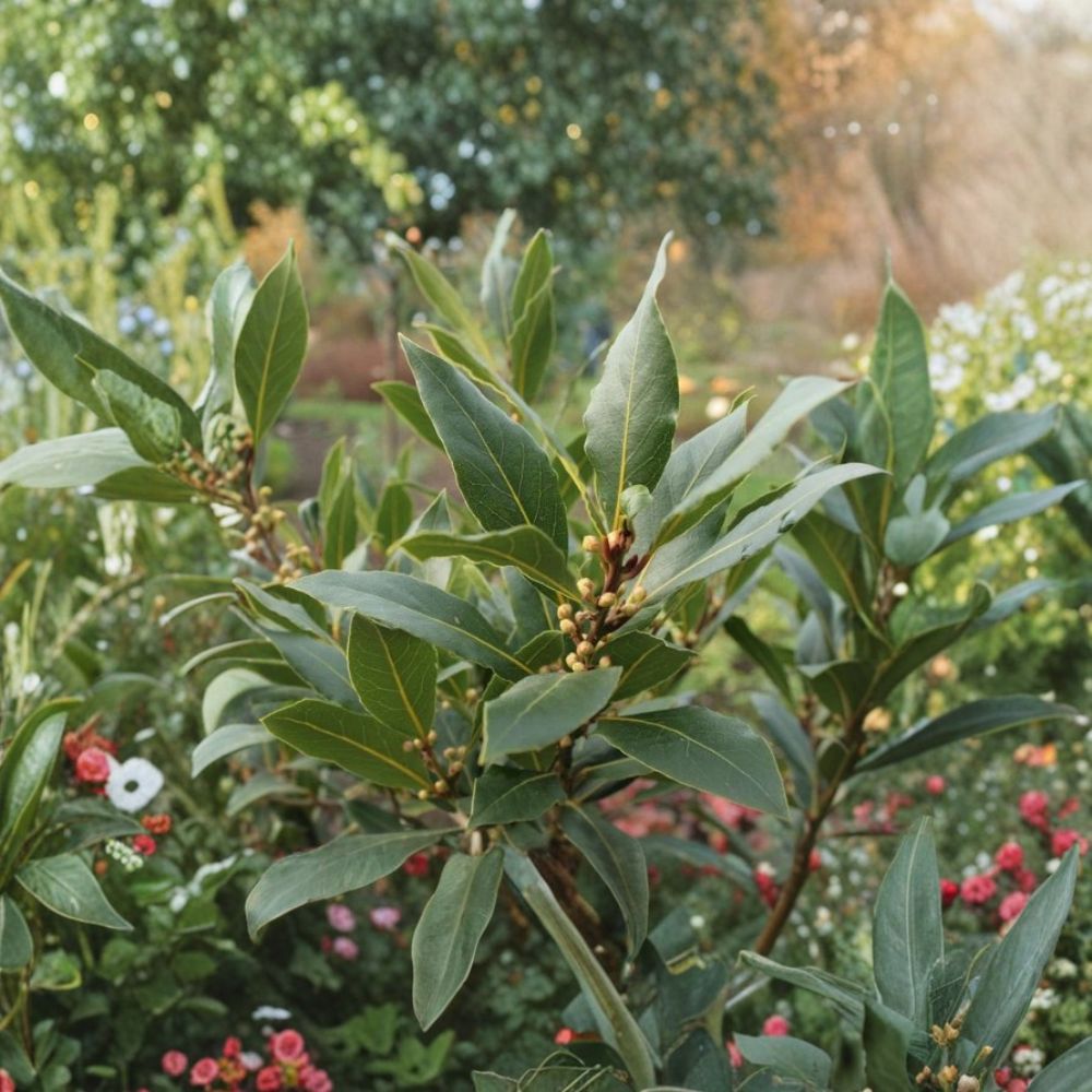 Bay Leaf Tree – Laurus nobilis Live Plant | 2 Years Old | Includes Nursery Pot | Culinary Herb Tree | Patio & Indoor Friendly | Easy to Grow