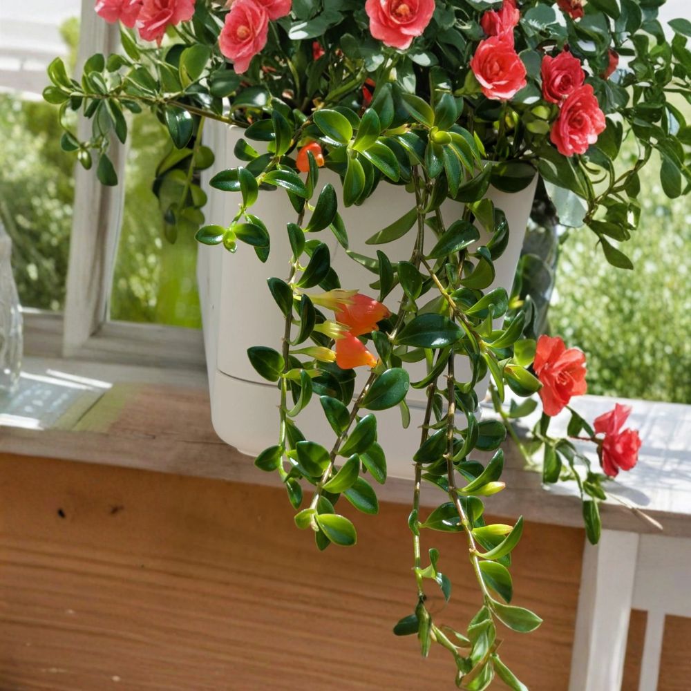 Goldfish Plant – Nematanthus gregarius Fresh Cuttings | Set of 5 | Tropical Houseplant | Orange Blooming Vine | Easy to Grow