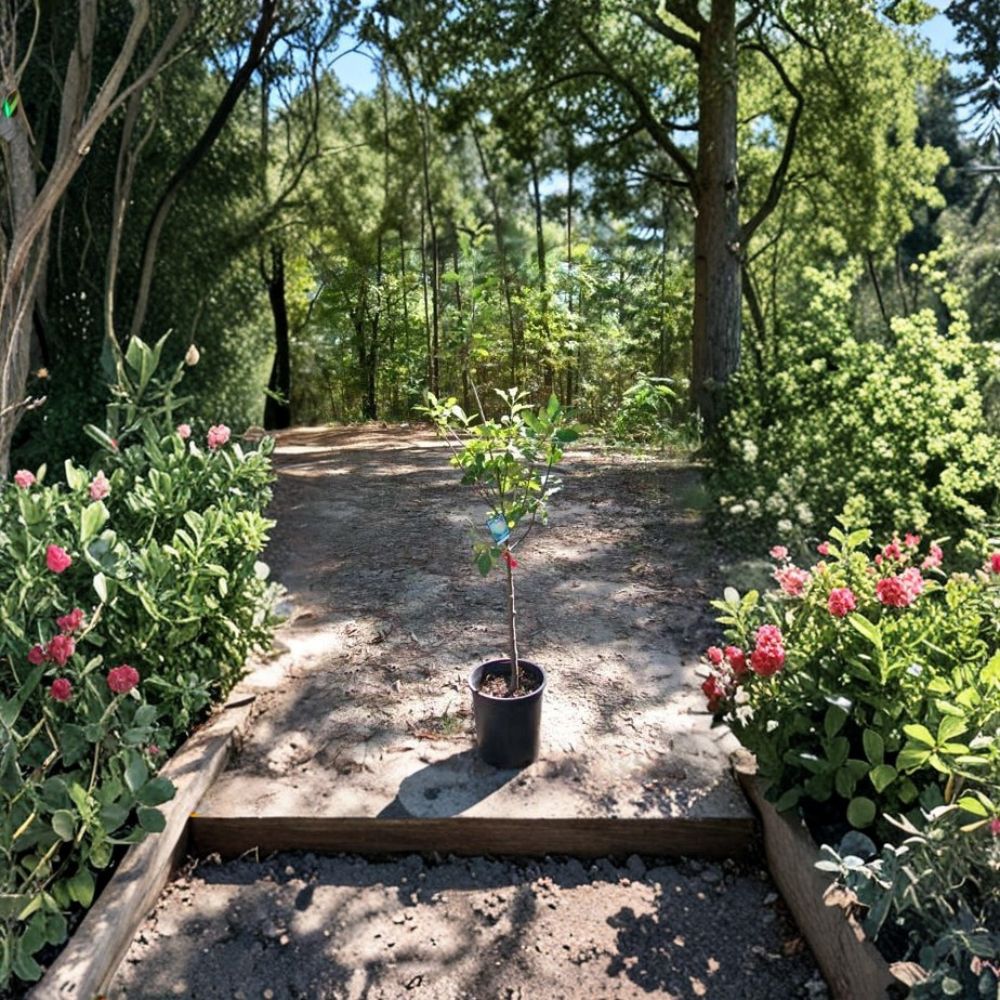 Anna Apple Tree – 4–6 Ft Tall Live Fruit Tree | Sweet-Tart Southern Apple Variety | Early Producing Apple Tree | Requires Pollinator | Includes Rooted Live Plant