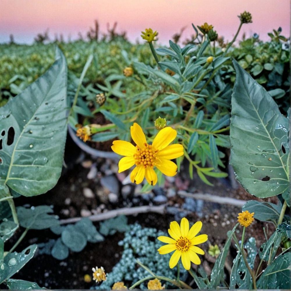 Copper Canyon Daisy – Tagetes lemmonii Live Plant | 1 Gallon | Golden Yellow Flowering Shrub | Pollinator Friendly