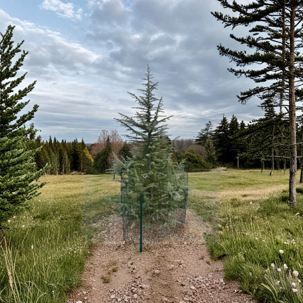 Cedrus deodara 'Electra Blue' – Deodar Cedar Live Plant | 18 Inches Tall | Includes 1 Gallon Pot | Silvery Blue Evergreen Conifer | Landscape Specimen Tree