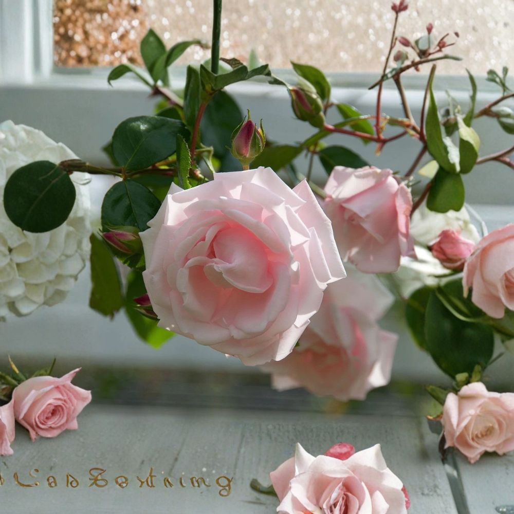 New Dawn Pink Climbing Rose Live Plant – Rosa ‘New Dawn’ | 1 Quart Plant | Soft Pink Repeat Blooms | Fragrant Climbing Rose | Fabric Grow Bag | Zones 6–11