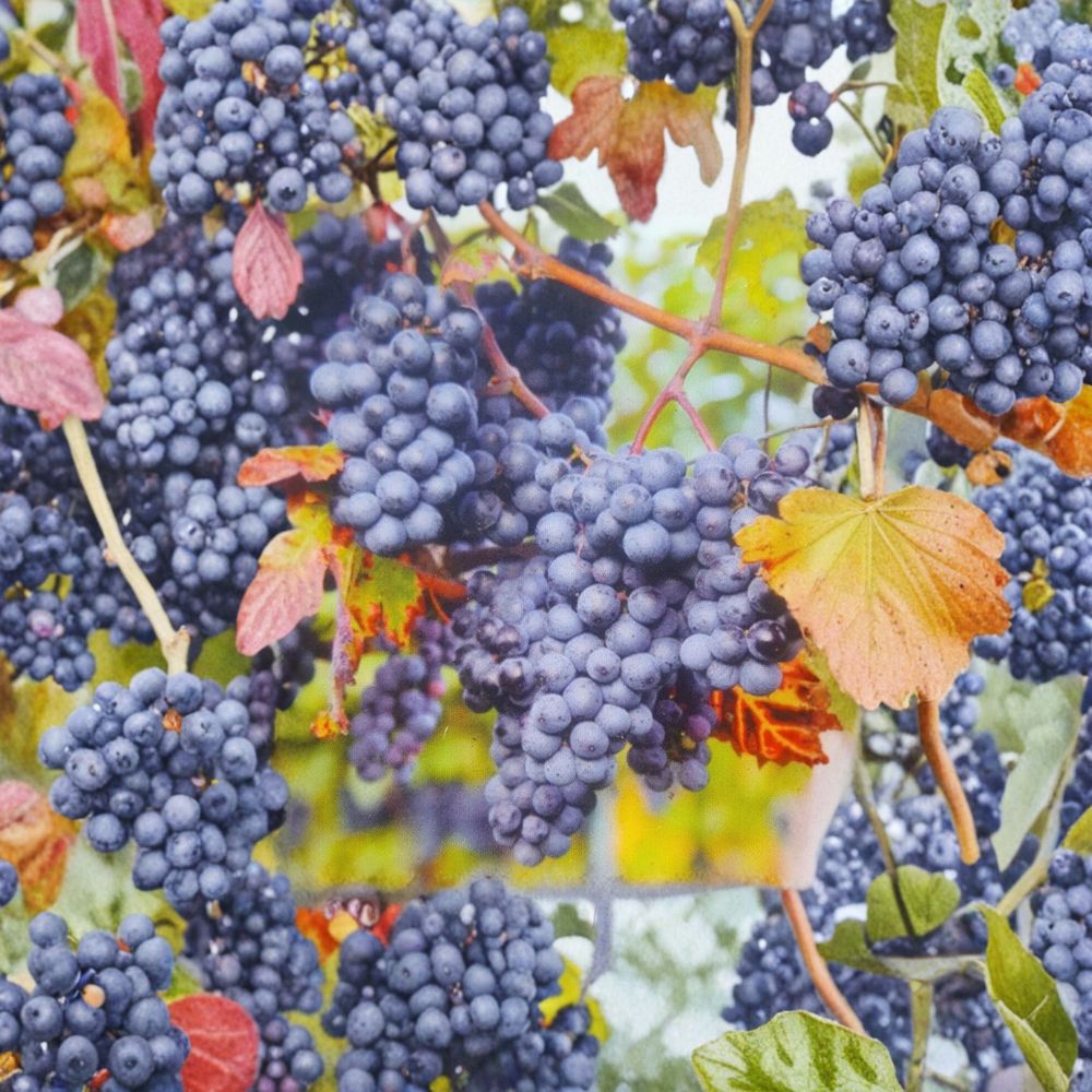 Venus Blue Grape Vine – 1 Gallon Live Plant | Sweet Blue Seedless Grapes | Fast Growing Fruit Vine | Home Garden & Vineyard Favorite | Includes Rooted Live Plant