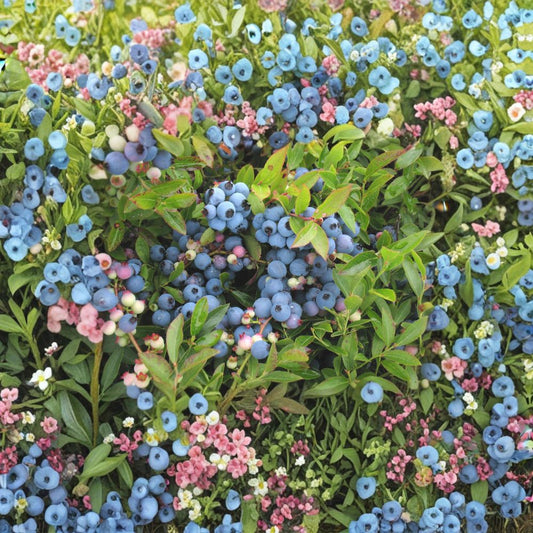 Northblue Blueberry Bush – Live Fruit Plant | 4 Inch Pot | Vaccinium Hybrid | Cold Hardy Edible Berry Shrub