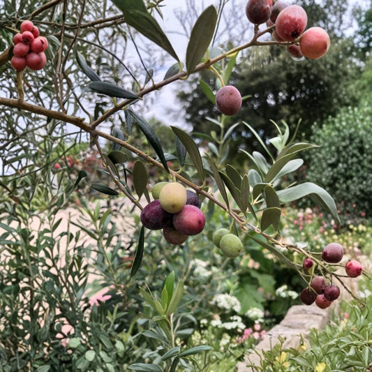 Arbequina Olive Tree – Olea europaea Live Starter Plant | 8–10 Inches Tall | 2.5 Inch Nursery Pot | Organic Olive Tree | Easy to Grow