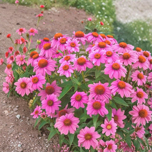 Pow Wow Wildberry Coneflower – Echinacea purpurea Live Plant | 6+ Inch Perennial | Pink-Purple Blooms | Drought Tolerant | Pollinator Garden Plant | Zones 3–8