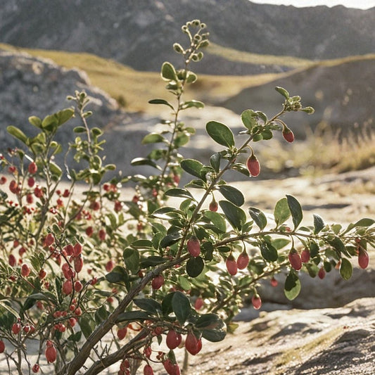 Goji Berry Live Plant – Lycium barbarum | Healthy Fruit Bush | Includes Nursery Pot | Edible Superfruit Plant | Easy to Grow