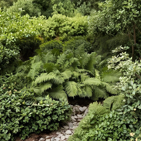 Ostrich Fern – Matteuccia struthiopteris Live Plant | Bare Root | Hardy Shade Perennial | Woodland Garden Fern