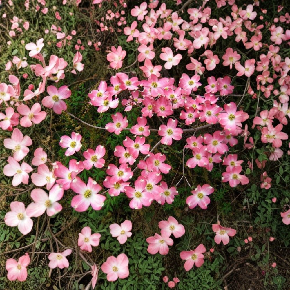 Pink Dogwood Tree – Live Plant | 10–16 Inches Tall | Quart Pot | Spring Flowering Tree | Landscape Favorite