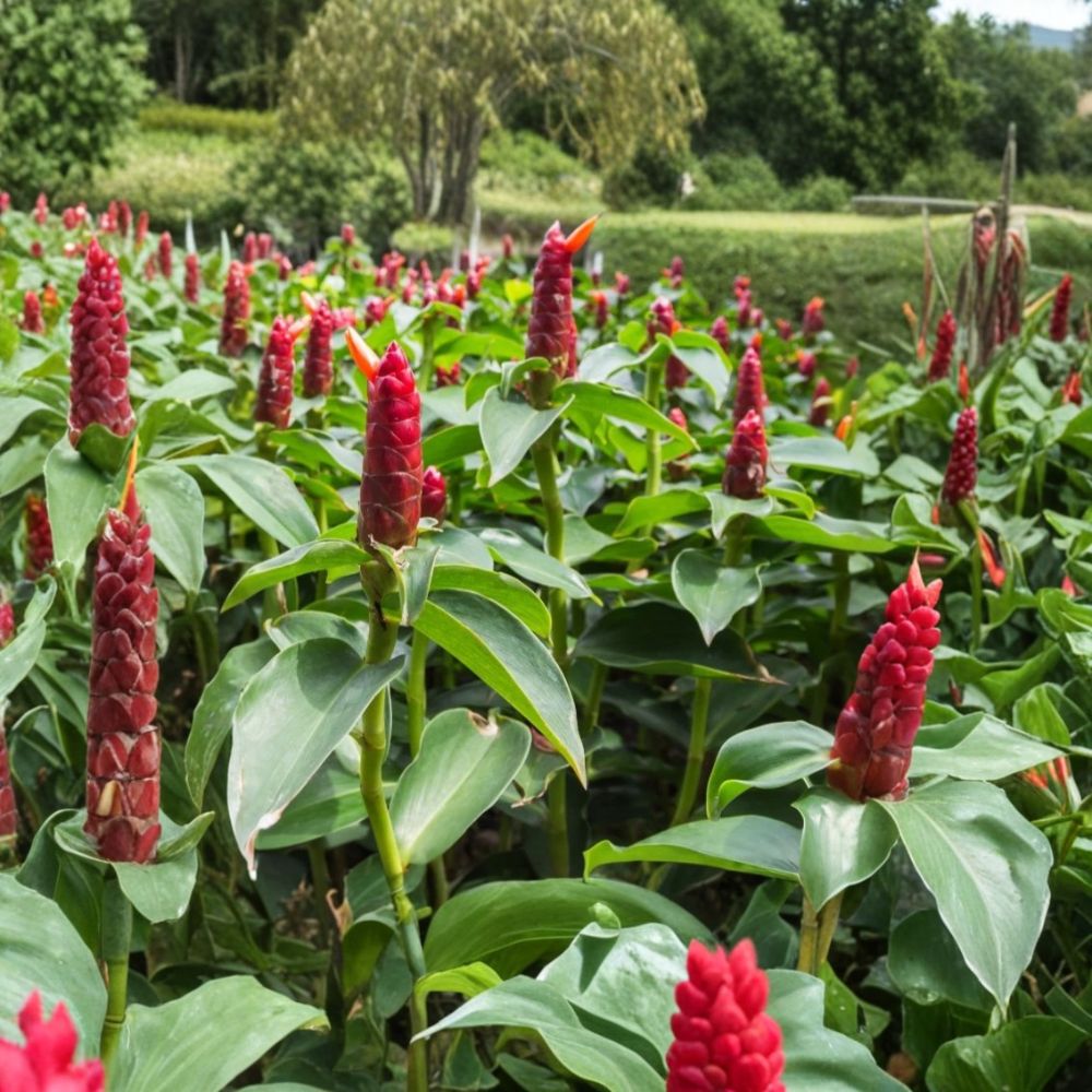 Shampoo Ginger Live Plants – 2 Zingiber zerumbet | 8–12 Inches Tall | Awapuhi Kuahiwi | Tropical Ginger Plant | Fragrant Foliage | Free Shipping