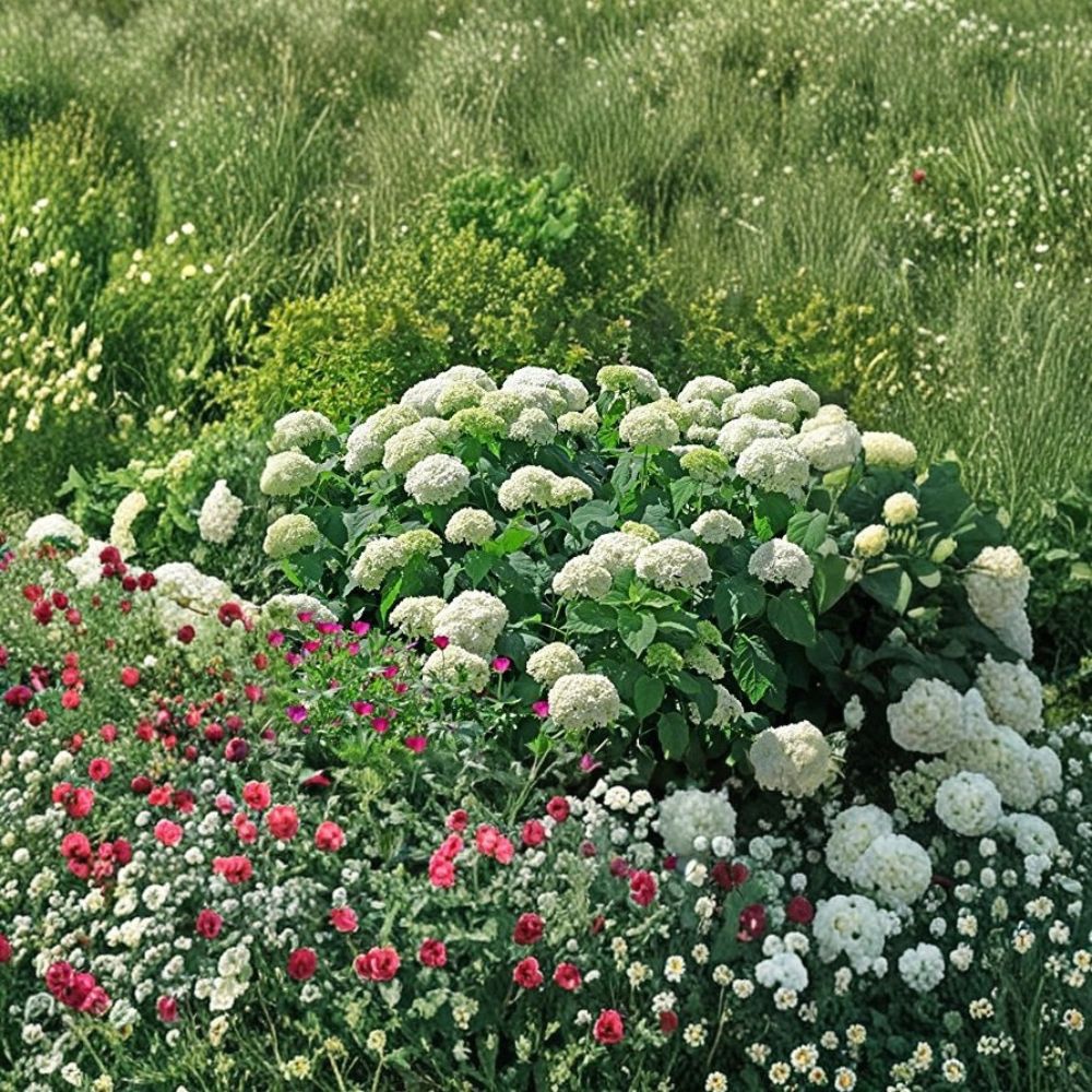Annabelle Smooth Hydrangea – Hydrangea arborescens Live Plant | 1 Quart Grow Bag | White Flowering Shrub | Easy to Grow