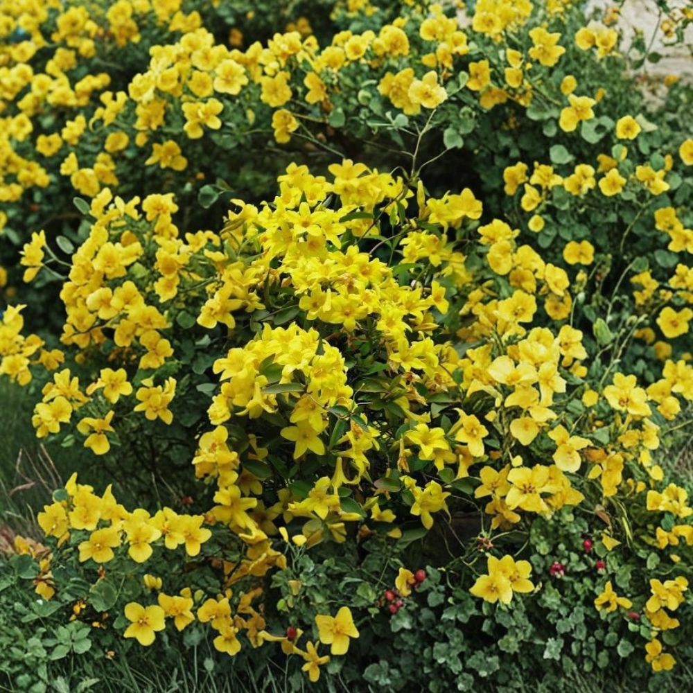 Yellow Crossvine – Bignonia capreolata Live Rooted Starter Plant | Bare Root | Fast-Growing Flowering Vine | Butterfly & Hummingbird Plant