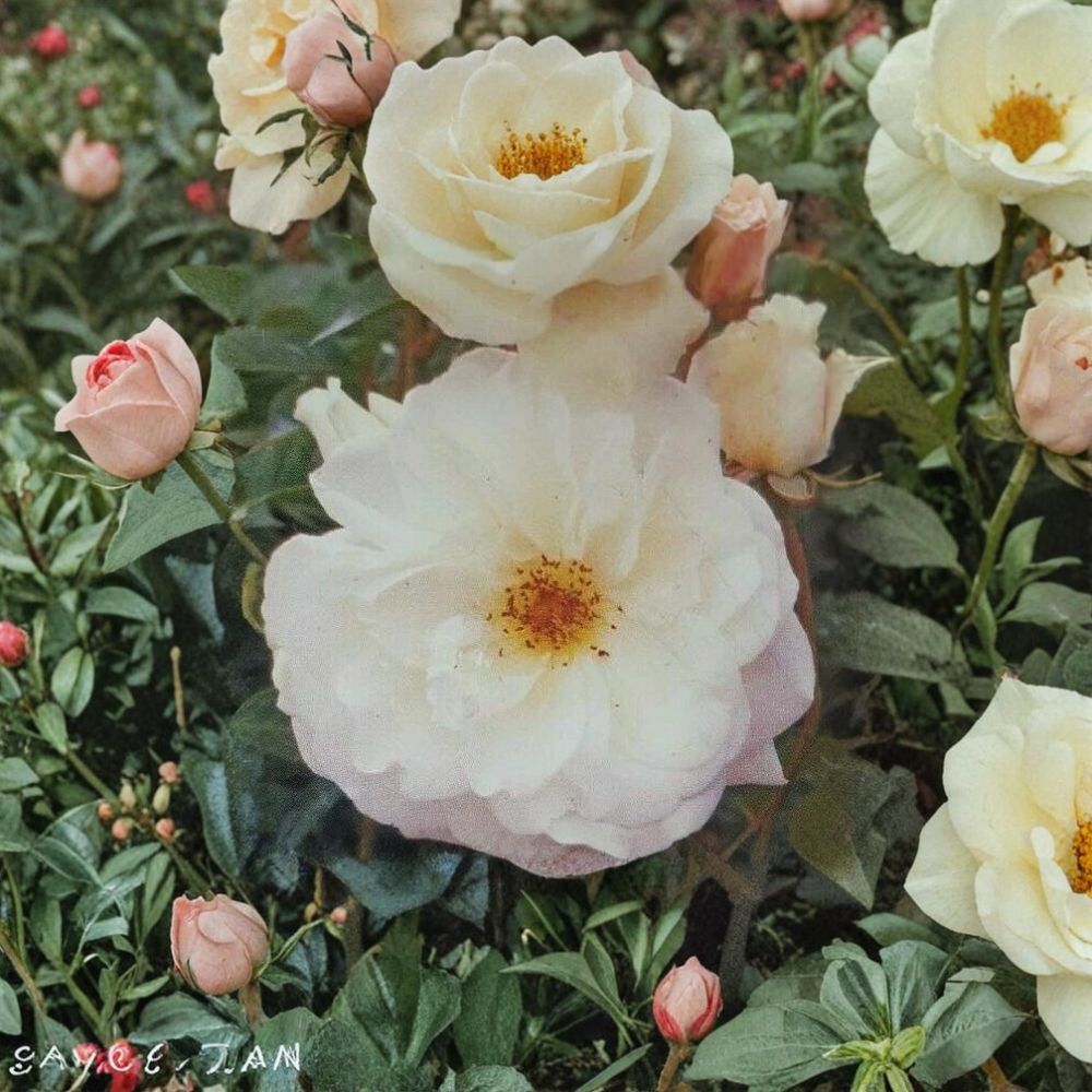 Iceberg Floribunda Rose – Pure White Live Bush Plant | 1 Gallon Size | Includes Root Ball Wrapping | Everblooming Flowering Shrub | Easy to Grow