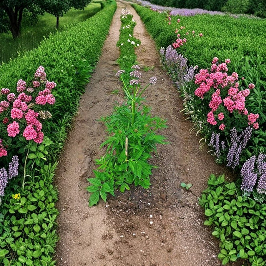 Organic Valerian Live Plant – Valeriana officinalis | Rooted Medicinal Herb | Hardy Perennial | Pollinator-Friendly