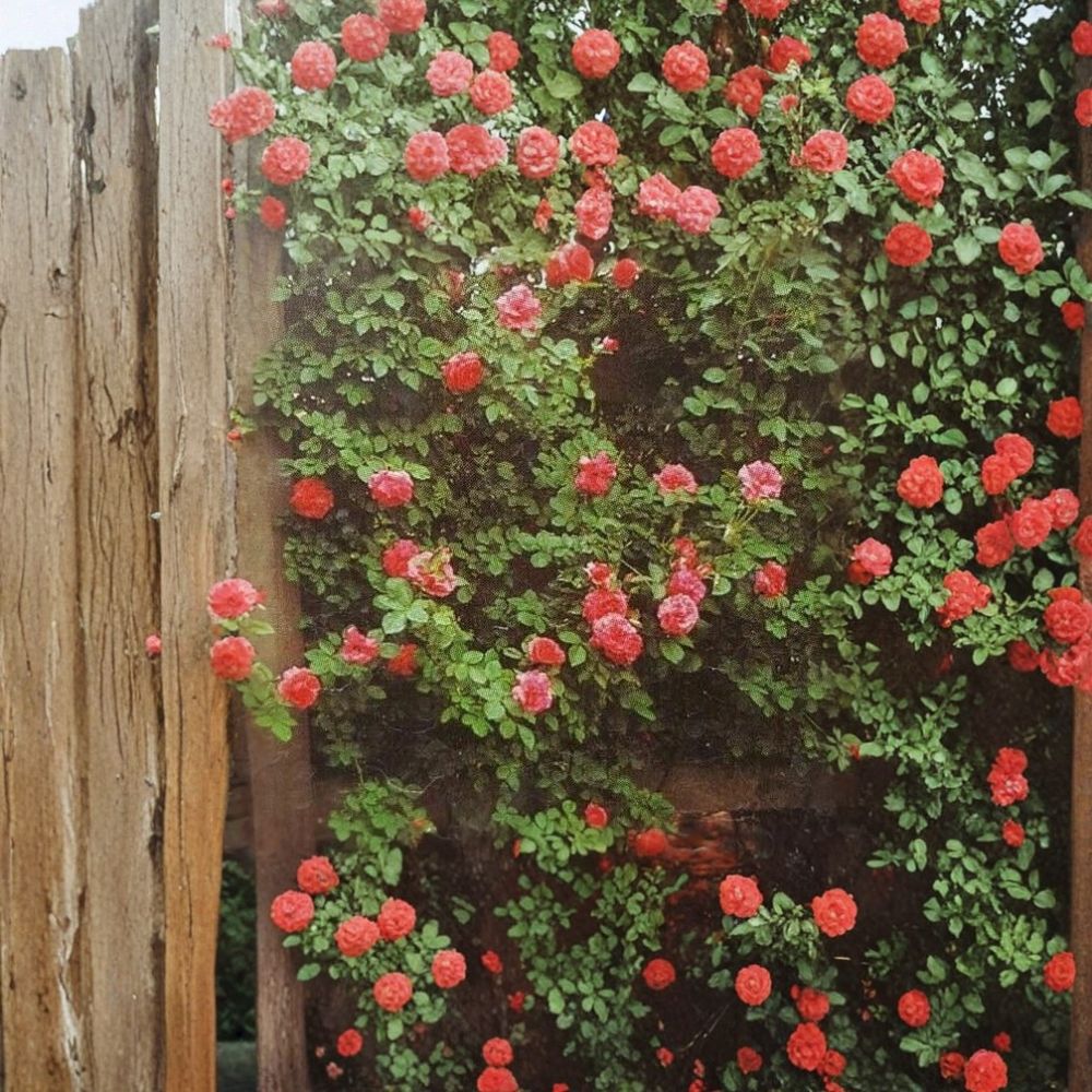 Climbing America Rose – Salmon Pink Live Bush Plant | 2 Gallon Size | Includes Root Ball Wrapping | Fragrant Climbing Rose | Trellis & Arbor Friendly