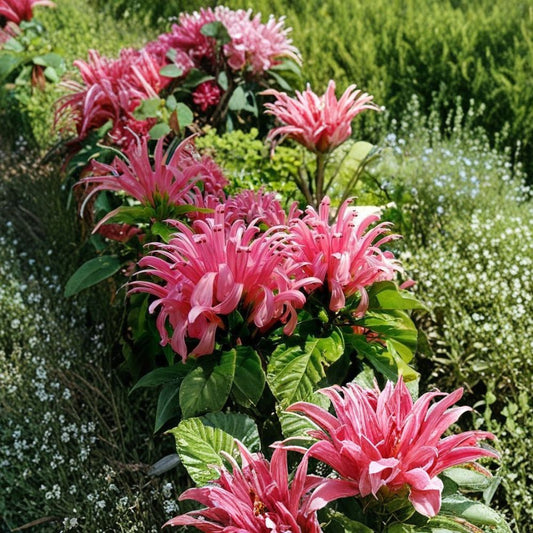 Pink Flamingo Justicia – Justicia carnea Live Starter Plant | Ships Bare Root | Brazilian Plume | Hummingbird & Butterfly Friendly | Easy to Grow