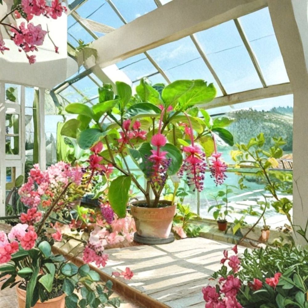 Medinilla Myriantha ‘Malaysian Orchid’ Live Plant – Malaysian Grapes | Rare Flowering Houseplant | Well Rooted | Ships in Pot