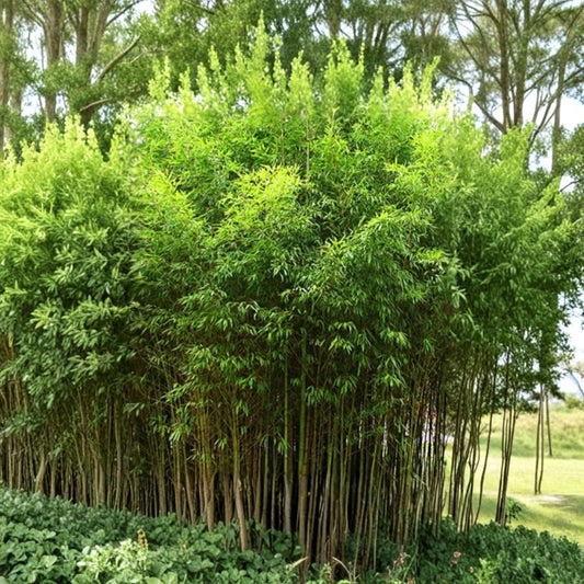 Golden Fishpole Bamboo – Phyllostachys aurea Live Rhizome | Bare Root Bamboo Starter | Fast Growing Privacy Screen | Cold Hardy Bamboo