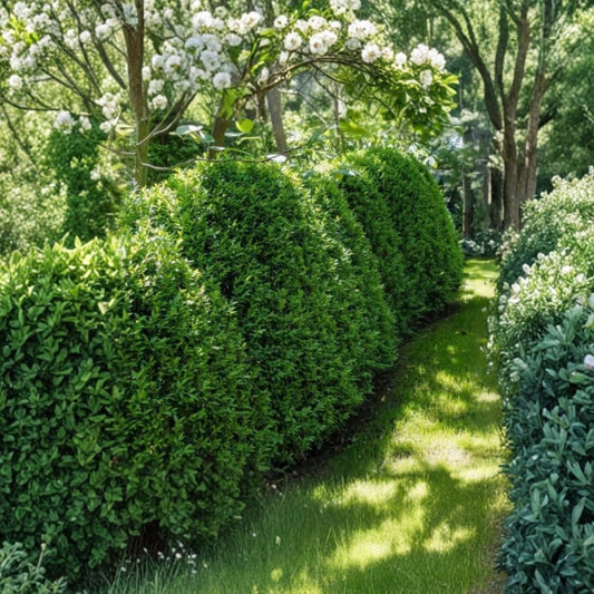 Green Mountain Boxwood Live Shrub – Buxus ‘Green Mountain’ | 6–12 Inch Tall | Quart Pot | Evergreen Hedge Plant | Zones 4–9