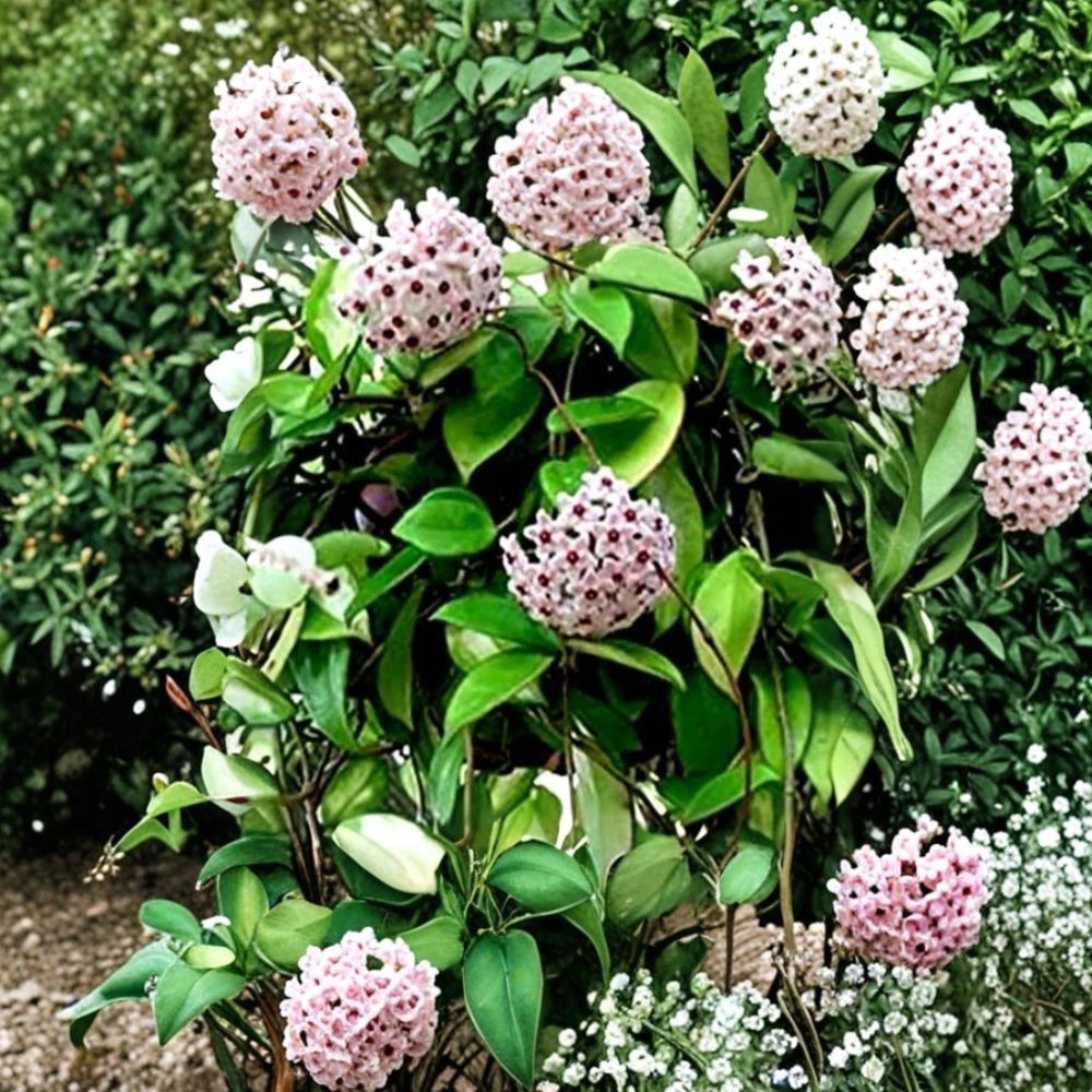 Green Hoya Carnosa Live Plant – 5 Inch Wax Plant | Porcelain Flower | Hoya Carnosa in 3 Inch Nursery Pot | Indoor Tropical Vine