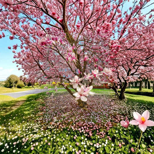Ann Magnolia Live Plant – Magnolia × ‘Ann’ | 6–12 Inch Plant | 2.5 Inch Pot | Deep Purple-Red Spring Flowers | Small Ornamental Tree or Shrub