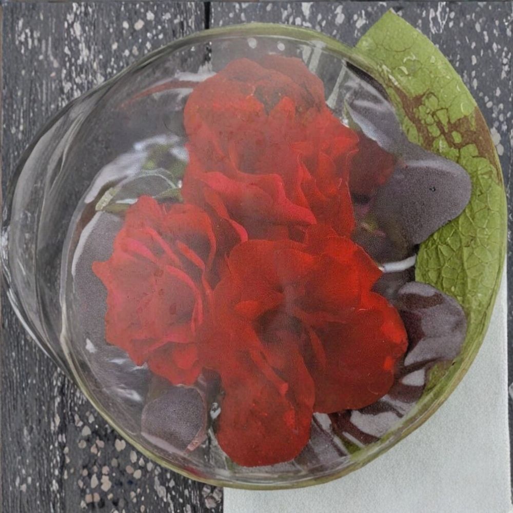 Europeana Floribunda Rose – Live Dark Crimson Red Rose Bush | 2 Gallon Plant | Floribunda Garden Rose | Full Sun Flowering Shrub | Repeat Blooming Rose