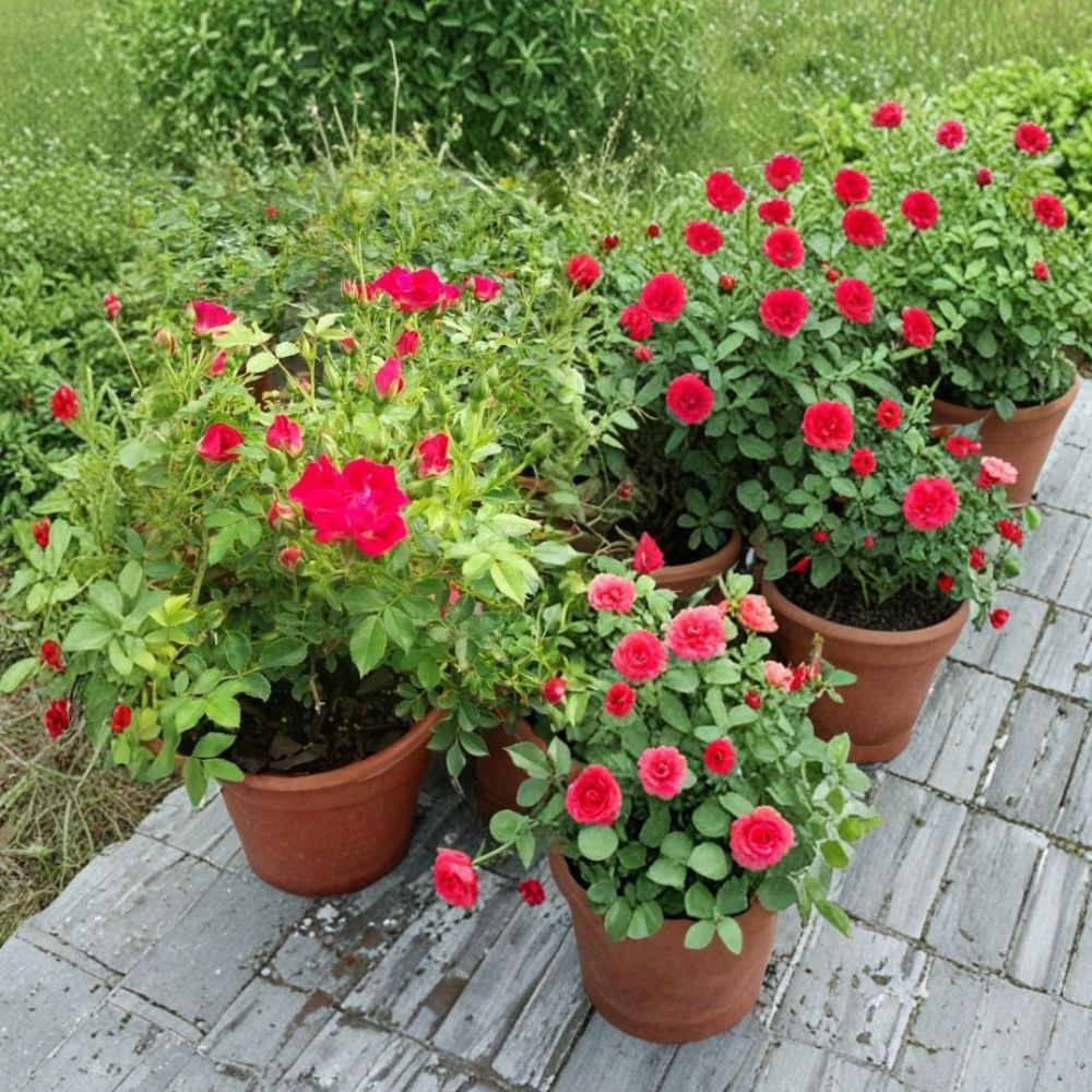 Red Drift Rose – Live Bush Plant | 3 Gallon Size | Includes Rooted Groundcover Rose Ready for Planting | Landscape & Garden Friendly | Easy to Grow