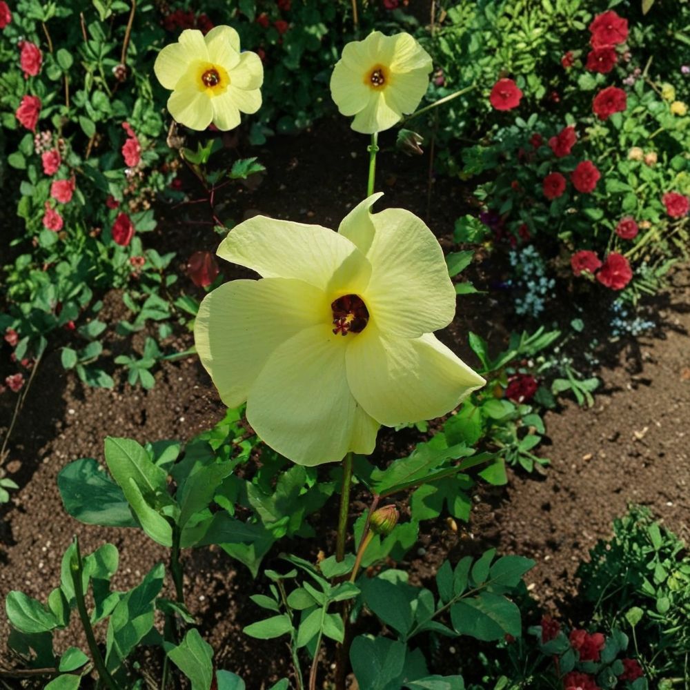 2 Kubo’s Edible Hibiscus Live Plants – Hibiscus Starter Plants | 4–6" | Edible Garden Plant | Ships Without Pot