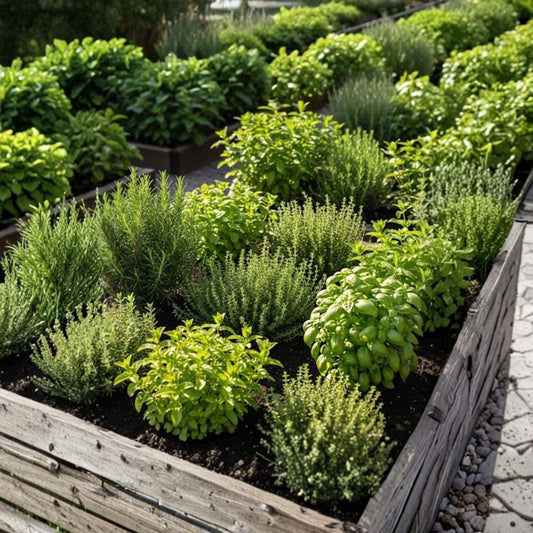 3 Live Assorted Herb Plants – 4–6" Tall | Edible Culinary Herbs | Fresh Kitchen Garden Starter Plants | No Pot