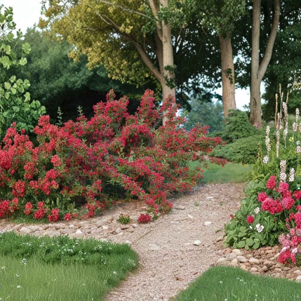 Live Red Prince Weigela Plant – Weigela florida ‘Java Red’ 12+ Inch | 4 Inch Pot | Pink Flowers | Hardy Flowering Shrub