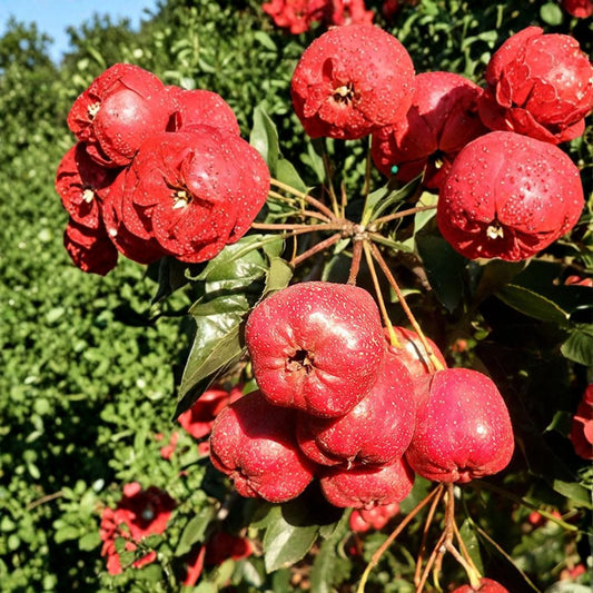 Giant Star Chinese Hawthorn Tree – Crataegus pinnatifida Bare Root | Large Fruit Shan Zha | Edible & Medicinal Fruit Tree | Cold Hardy Garden Tree