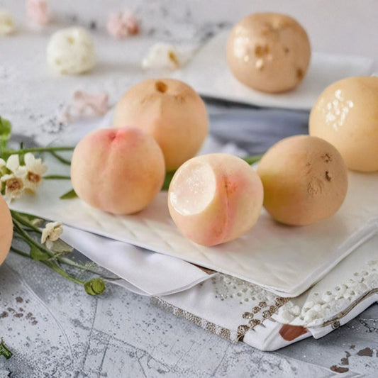 Fenghua Yulu Honey Peach Tree – Prunus persica Live Plant | Sweet Juicy Peach Tree | Chinese Honey Peach | 奉化玉露水蜜桃苗