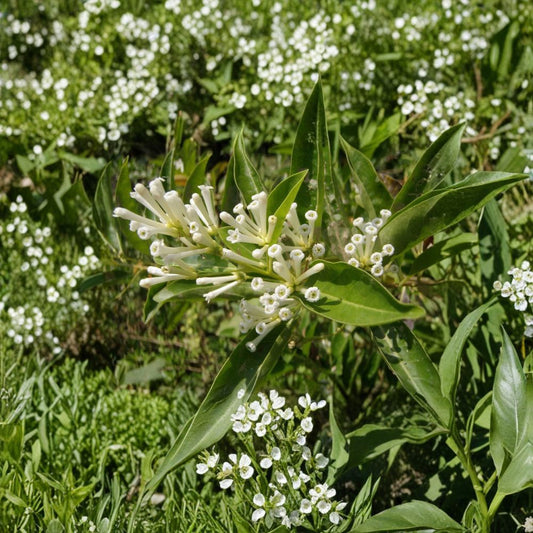 White Chocolate Jasmine Seeds – Cestrum diurnum 10 Seeds | Day Blooming Jessamine | Fragrant Tropical Shrub | Rare Exotic Plant