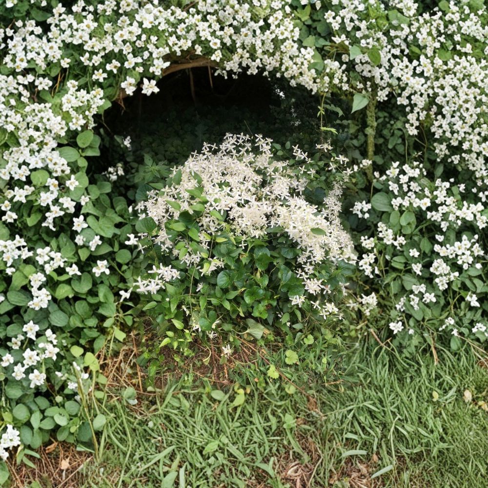 Carolina Jasmine Seeds – White Star Fragrant Vine 100+ Pack | Sweet Smelling Climbing Plant | Evergreen Flowering Vine | Outdoor Garden