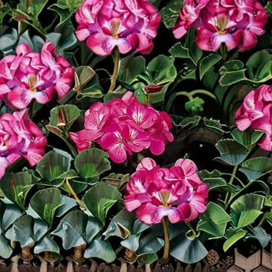 Geranium Ringo 2000 Pink – Pelargonium Seeds | 1,000 Seeds | Bright Pink Blooms | Compact Pot-Friendly Variety | Easy to Grow