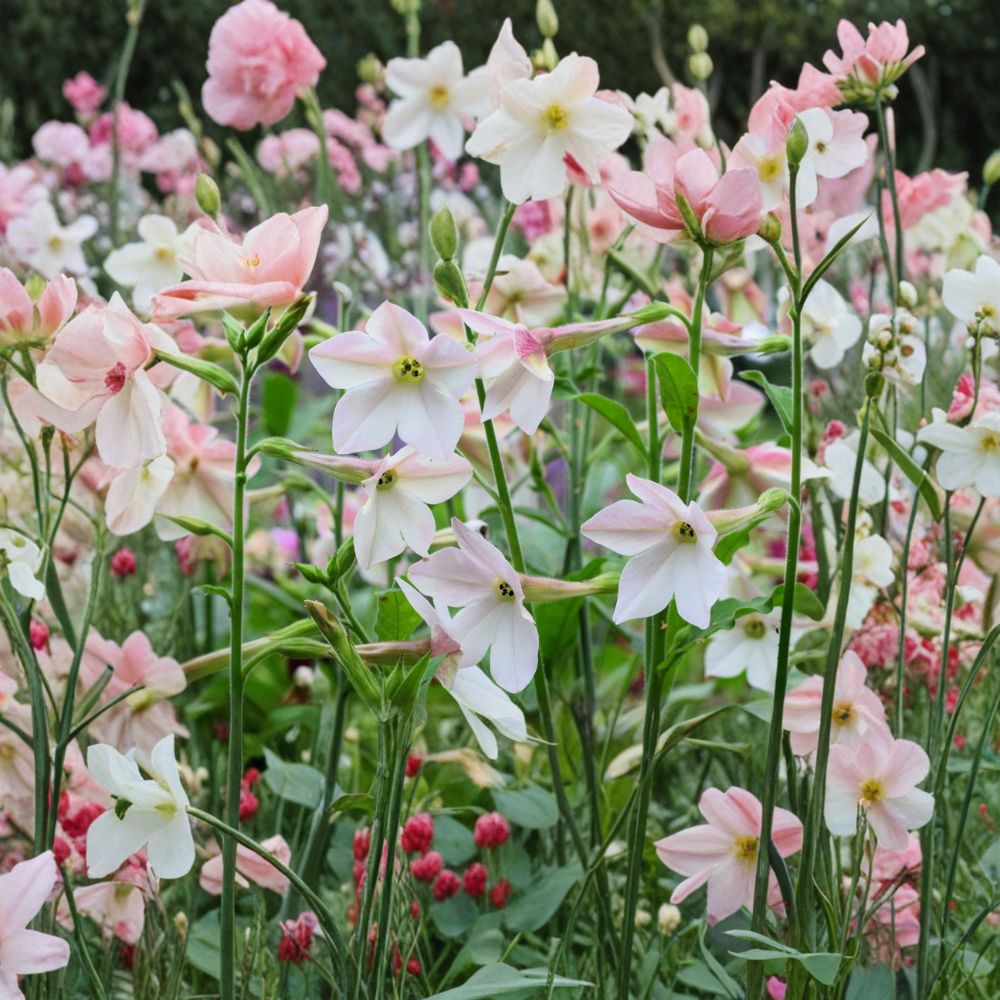 Aztec Nicotiana – Nicotiana alata Seeds | 200 Seeds | Night Fragrant Jasmine Scented Flowers | Ornamental Flowering Tobacco