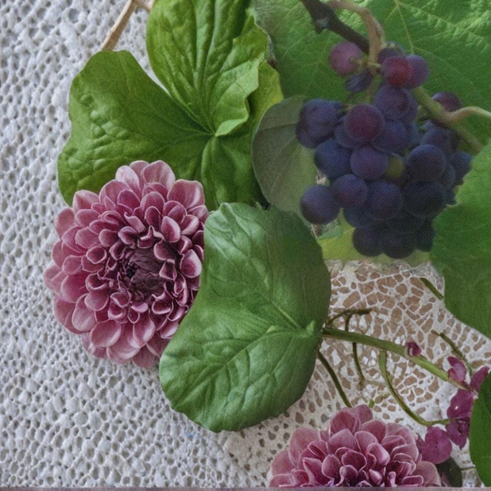 Saturn Blue Seedless Grape Vine – Live Fruit Plant | 2 Gallon Size | Self-Fertile Seedless Grapes | Home Garden Favorite | Easy to Grow