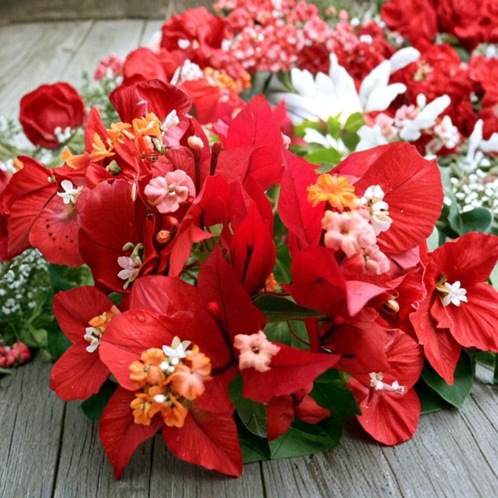 Ruby Bougainvillea – Live Starter Plant | Well Rooted Tropical Flowering Vine | Includes Nursery Pot | Patio & Garden Friendly | Easy to Grow