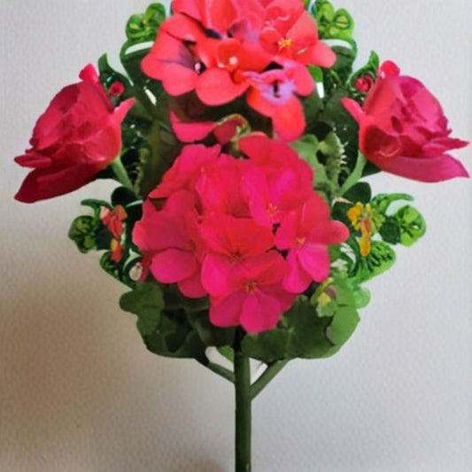 Geranium Multibloom Violet – Pelargonium Seeds | 1,000 Seeds | Violet Continuous Blooms | Compact Garden Variety | Pot & Landscape Friendly | Easy to Grow