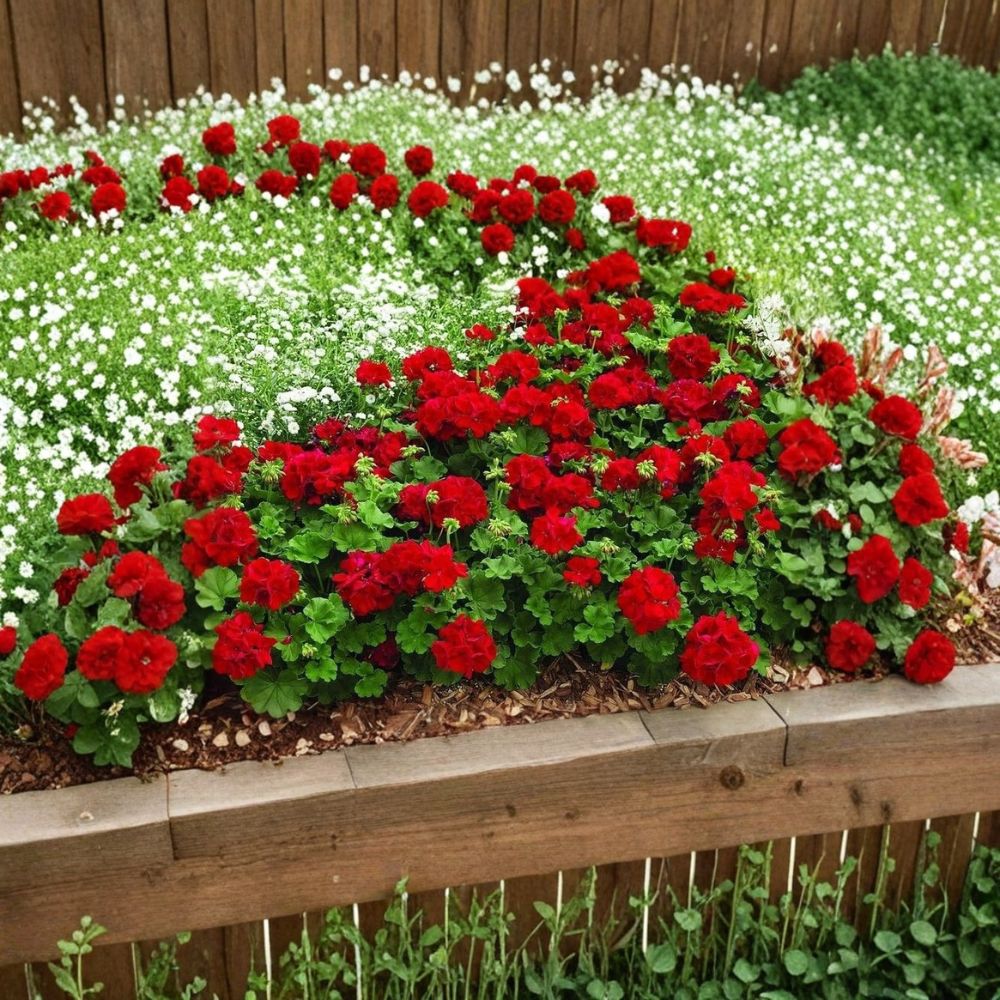 Mountie Red Ivy Geranium Cuttings – 8 Fresh Pelargonium Cuttings for Rooting