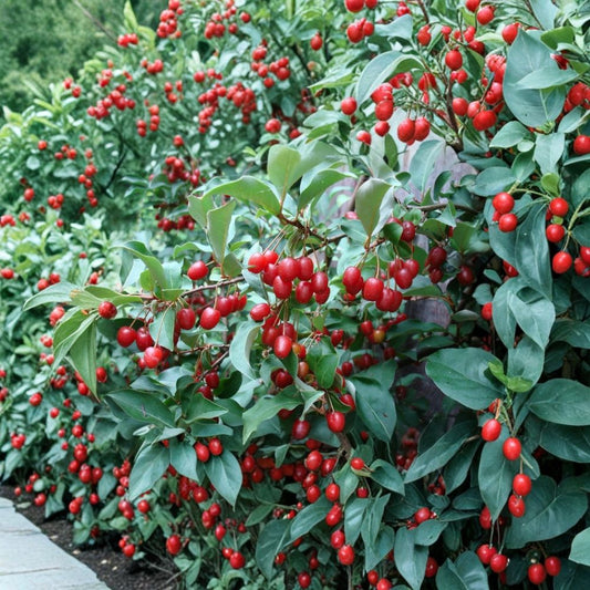 Goumi Berry Seeds – Elaeagnus multiflora | 5 Seeds Rare Fruit Shrub | Cold Hardy Edible Berry Plant | Nitrogen Fixing Garden Plant
