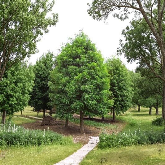 Bald Cypress Tree – Taxodium distichum Live Plant | 1 Quart Size | Hardy Deciduous Conifer